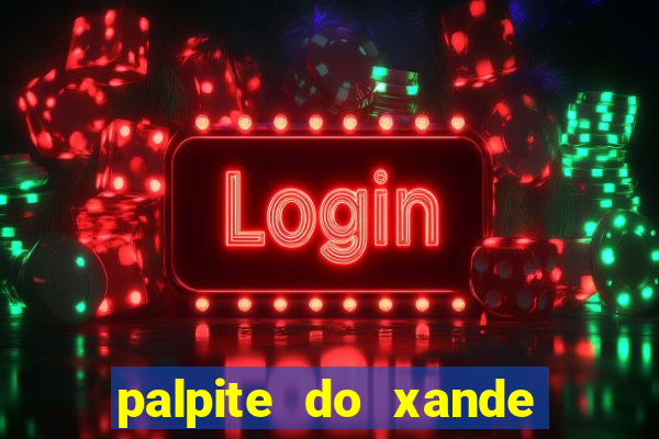 palpite do xande de hoje